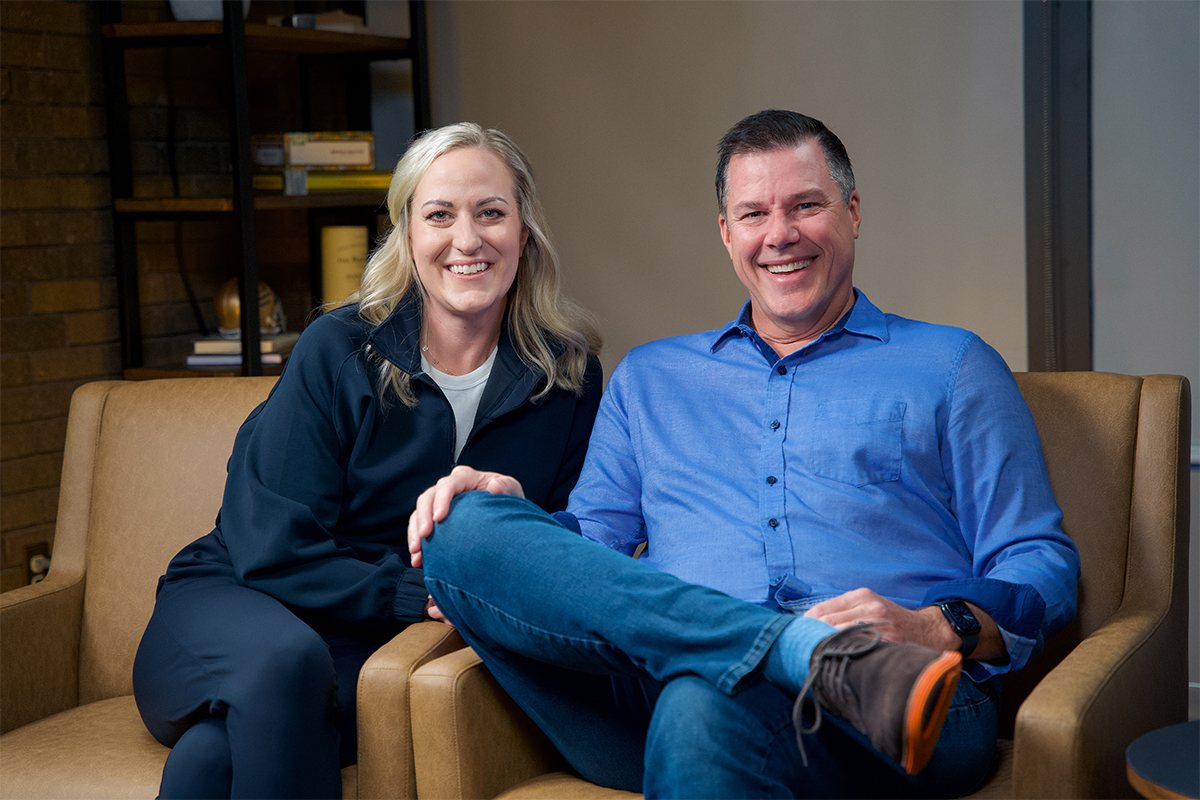 Sioux Falls small business owners Ashley Pfaff-Shaver and Chuck Shaver.