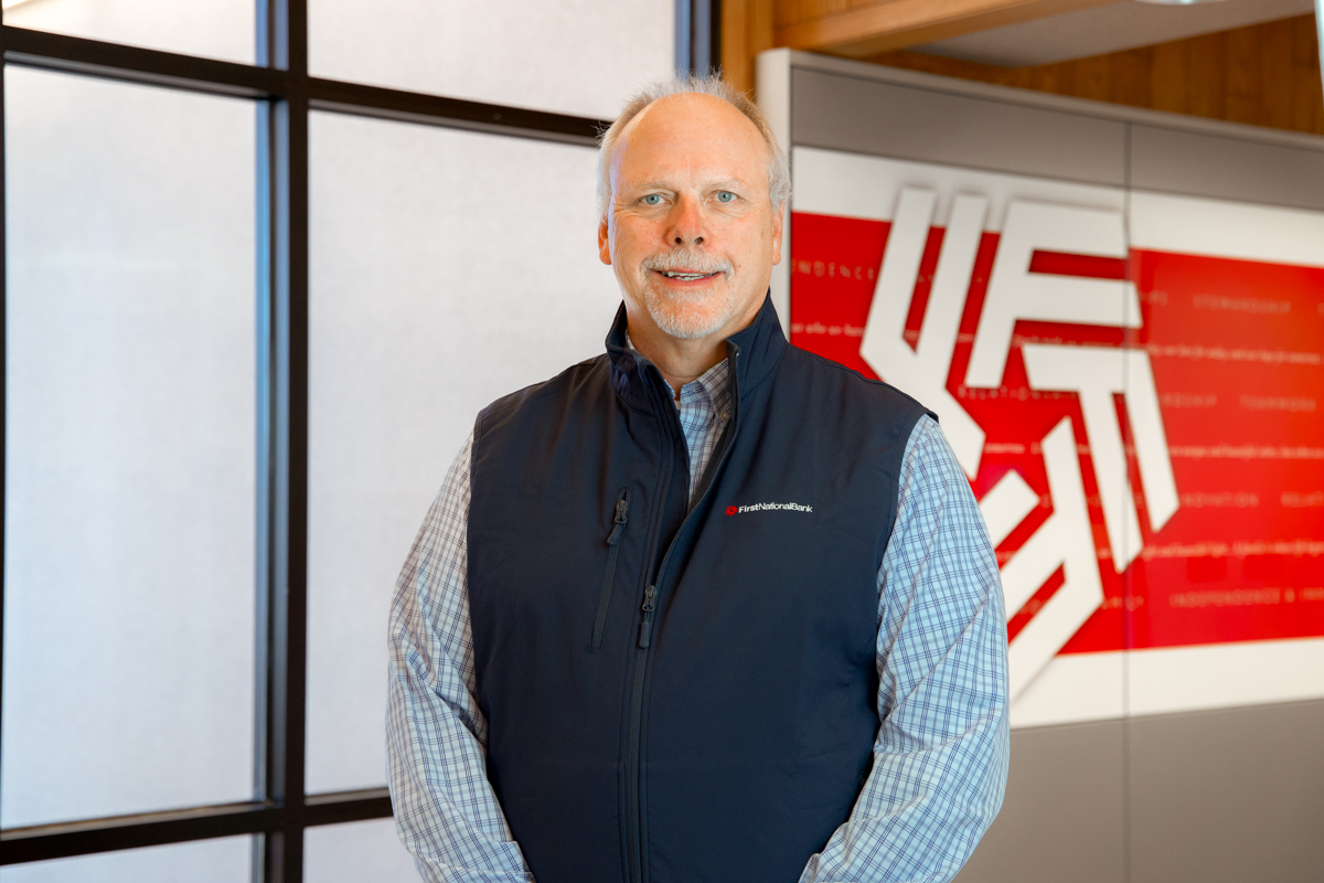 Russ Robers, a Business Banking Team Lead at The First National Bank in Sioux Falls.