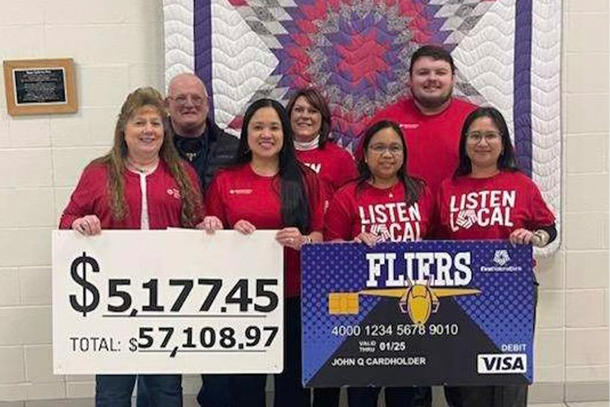 A Community Card check presentation for the FlandreauSchool District.